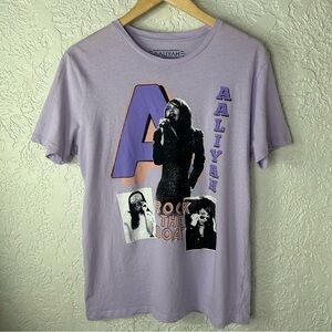 AALYAH Rock The Boat Graphic Tee Shirt Y2K Size M